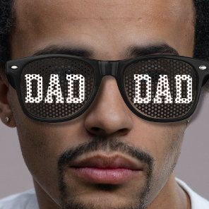 Cool Black Dad Father's Day Retro Sunglasses