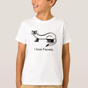 Cool Black-footed FERRET- Conservation - Nature -  T-Shirt