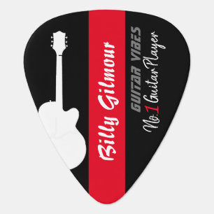 cool black guitar pick for the rock guitarist