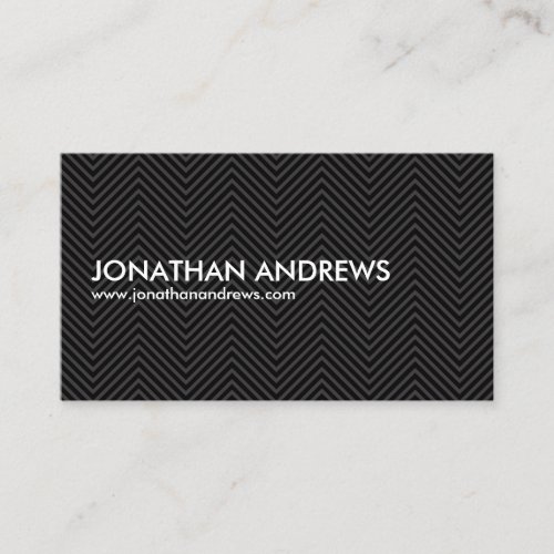 COOL BLACK on BLACK DESIGN Business Card