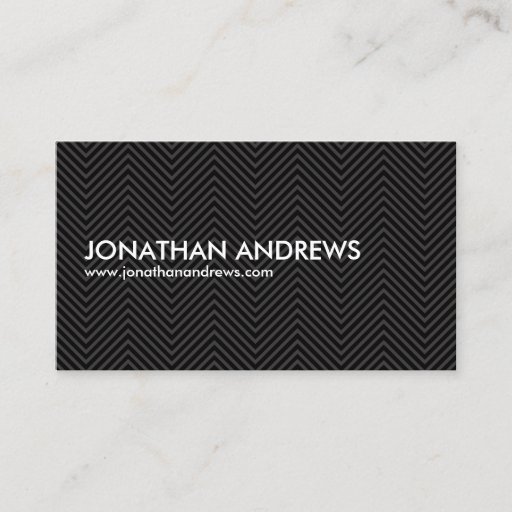 Customizable COOL BLACK on BLACK DESIGN Business Card