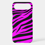 Cool Black/Purple Zebra Print - iPhone 4/4s Case (Back)
