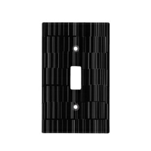 COOL Black Striped Pattern  Light Switch Cover