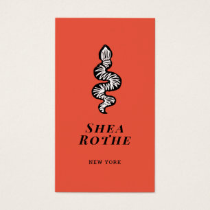 Cool Black White Snake Nature Logo