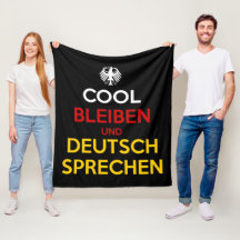 Cool Bleiben und Deutsch Sprechen