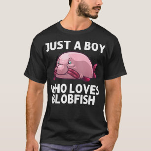 Cool Blobfish For Boys Kids Blob Fish Sea Animal L T-Shirt