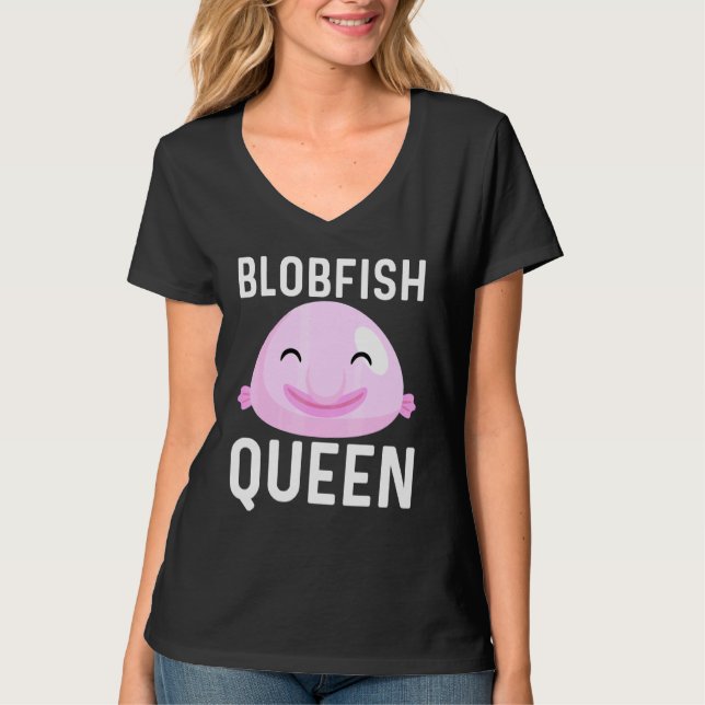 Cool Blobfish For Women Mom Fishermen Fish Sea Ani T-Shirt (Front)
