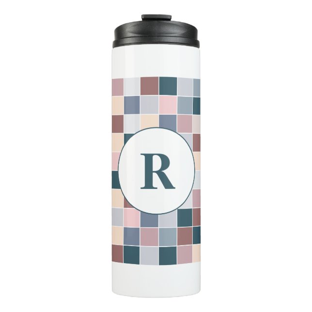 Cool Blocks, Elegant Colors Thermal Tumbler (Front)