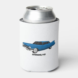 Cool blue 1959 classic car can cooler
