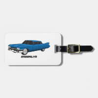 Cool blue 1959 classic car