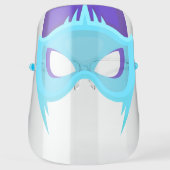 Cool Blue and Purple Superhero Mask (Front)