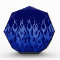 Cool Blue Automotive Racing Flames
