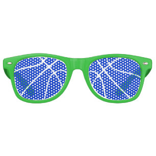 Cool Blue Basketball Party Shades