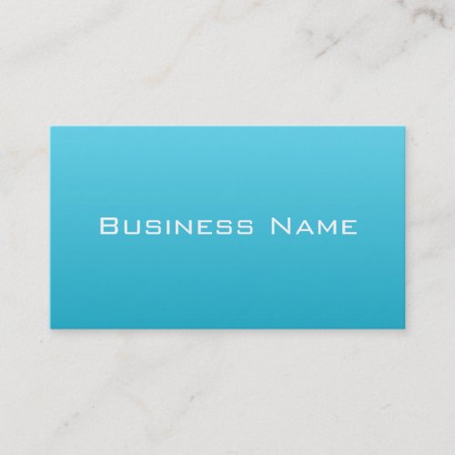 Cool Blue Business Card