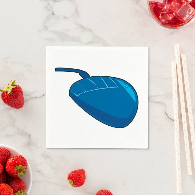 Cool Blue Computer Mouse Tech Napkins (Creator Uploaded)