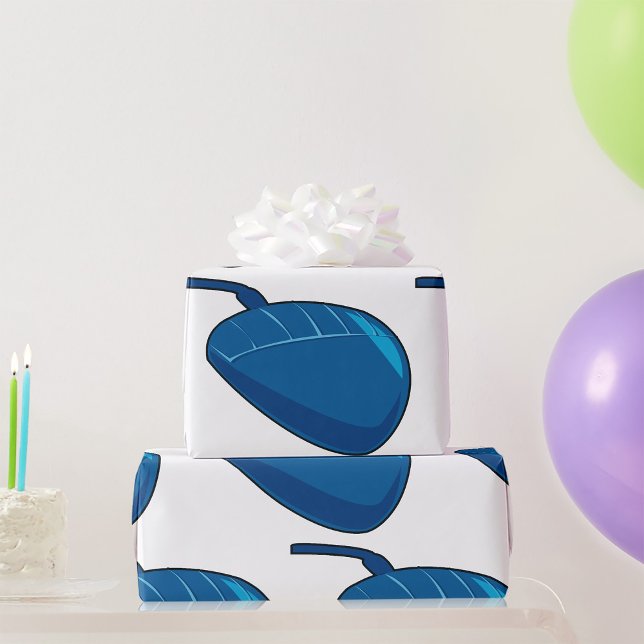 Cool Blue Computer Mouse Tech Wrapping Paper (Creator Uploaded)