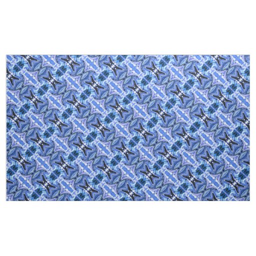 Cool blue fashion fabric