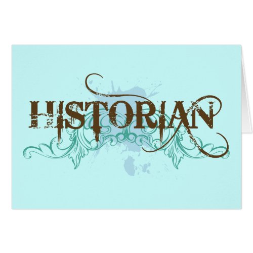 Cool Blue Historian Card