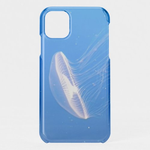 Cool Blue Jellyfish Tentacles  iPhone 11 Case