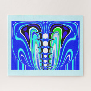 Cool blue jigsaw puzzle
