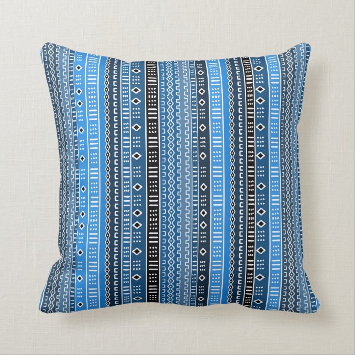 cool blue pillow