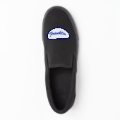 Cool Blue Monogram Name Tag Patch (On Shoe Tip)