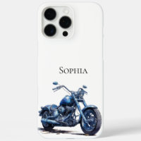 Cool Blue Motorcycle