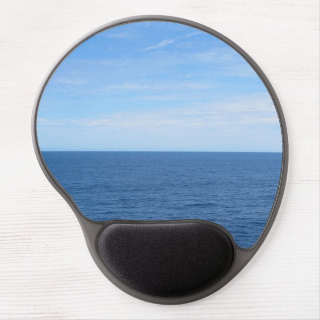 Cool Blue Ocean Gel Mousepad (Front)