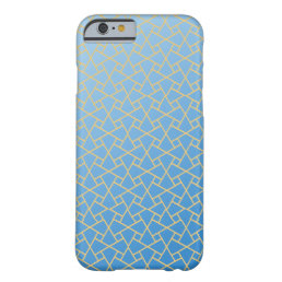 Cool Blue Ombre Islamic Geometric Pattern Barely There iPhone 6 Case
