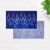 Cool Blue on Blue Racing Flames decorative (Desk)