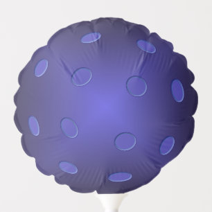 Cool Blue Pickleball Pattern Balloon