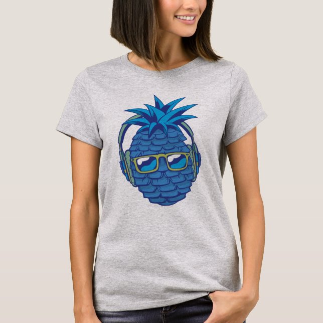Cool Blue Pineapple T-Shirt (Front)