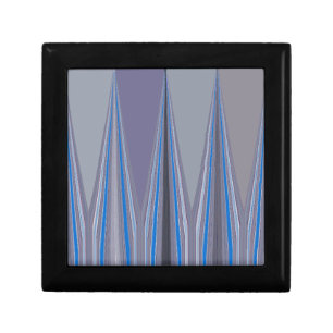 Cool Blue Seamless Design Keepsake Box