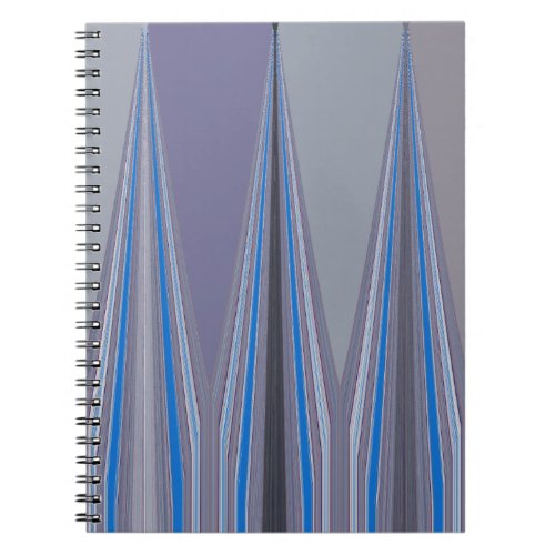 Cool Blue Seamless Design Notebook
