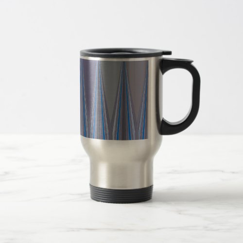 Cool Blue Seamless Design Travel Mug