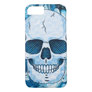 Cool Blue Skull iPhone 8/7 Case