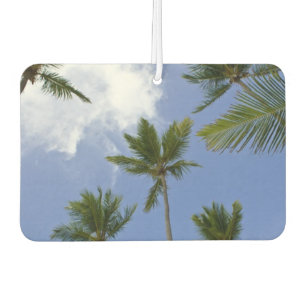 Cool Blue Sky and Palm Trees Air Freshener