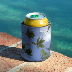 Cool Blue Sky and Palm Trees Can Cooler