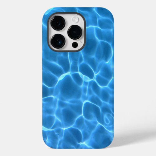 Cool Blue Swimming Pool Photo Case_Mate iPhone 14 Pro Case