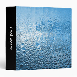 Cool Blue Water (1.5in) 3 Ring Binder