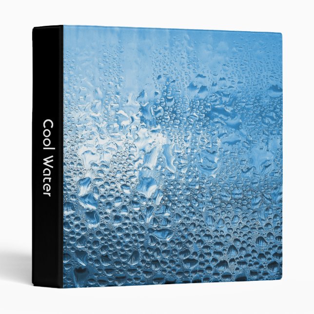 Cool Blue Water (1in) Binder (Front/Spine)