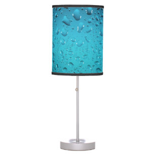 Cool Blue water drops Table Lamp