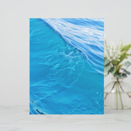 Cool blue water wave (Standing Front)