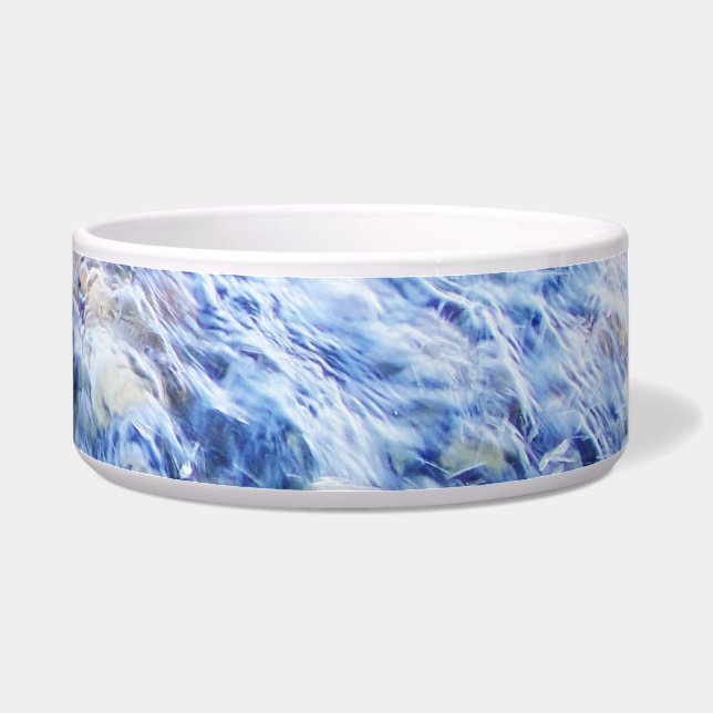 Cool blue waving water bowl (Right)