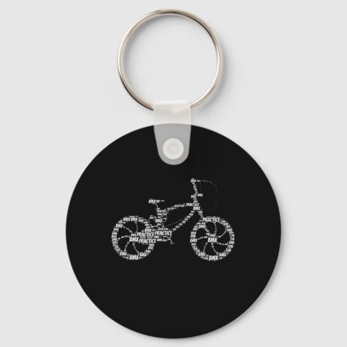 Cool BMX Bike Rider Cyclist Gift Keychain