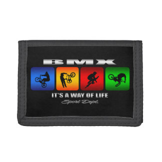 Cool BMX It Is A Way Of Life Tri-fold Wallet
