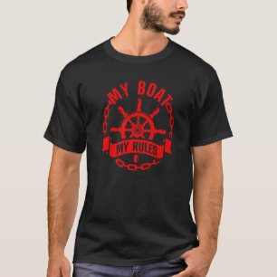 Cool Boat Captain For Men Women Boat Captain Boati T-Shirt
