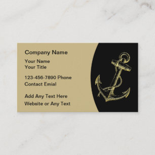 Cool Boating And Marina Theme Business Cards