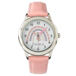 Cool Boho Rainbow with Personalized Name Watch