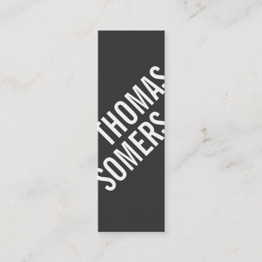 Customizable Cool BOLD Black and White Modern Hip Business Cards